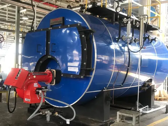 Maxtherm oil and gas-fired steam boiler
